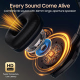Trucker Bluetooth 5.4 Wireless Headset For Phones PC With Mic Noise Cancelling Red Leaf Shop